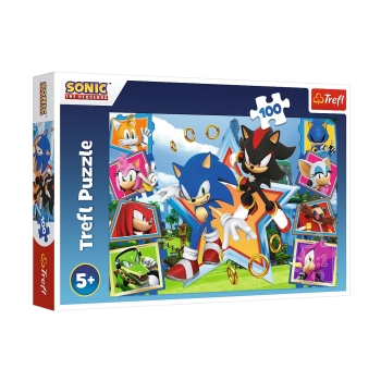 Trefl Puzzle 100el Sonic. Poznaj Sonica 16465