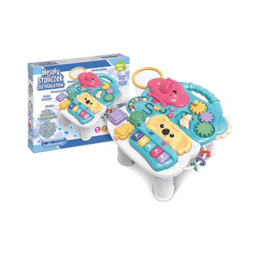 Wesoły stolik edukacyjny dla maluchów e-edu 164880