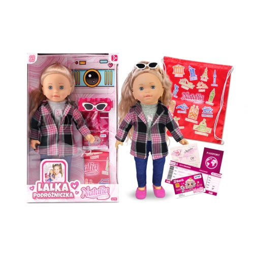 Lalka Natalia Podróżniczka 41cm 165771