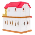 Interaktywny rozkładany domek z figurkami Zabawa w dom 4 pokoje 16838
