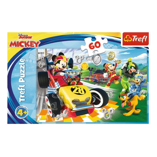 Trefl Puzzle 60el Rajd z Przyjaciółmi. Mickey i Raźni Rajdowcy 17322