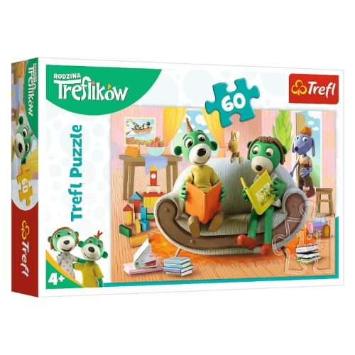 Trefl Puzzle 60el Wspólne Czytanie Książek.