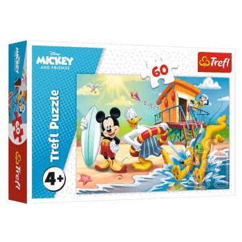 Trefl Puzzle 60el Ciekawy Dzień Mikiego