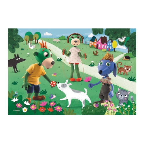 Puzzle 60el Radosny dzień Treflików 17377