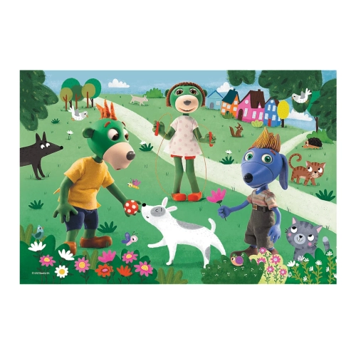 Puzzle 60el Radosny dzień Treflików 17377