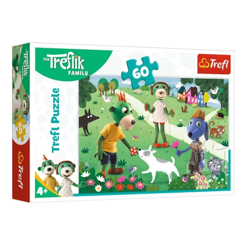 Puzzle 60el Radosny dzień Treflików 17377
