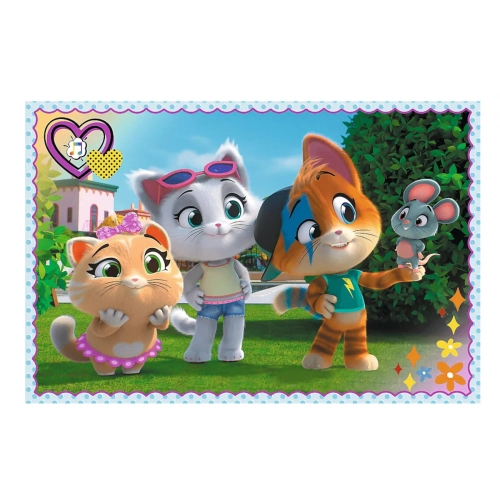 Trefl Puzzle 60el Zabawy w gronie przyjaciół 44 Koty 17378