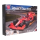 Zestaw Klocków Bolid F1 Czerwony 1065el. 18024A