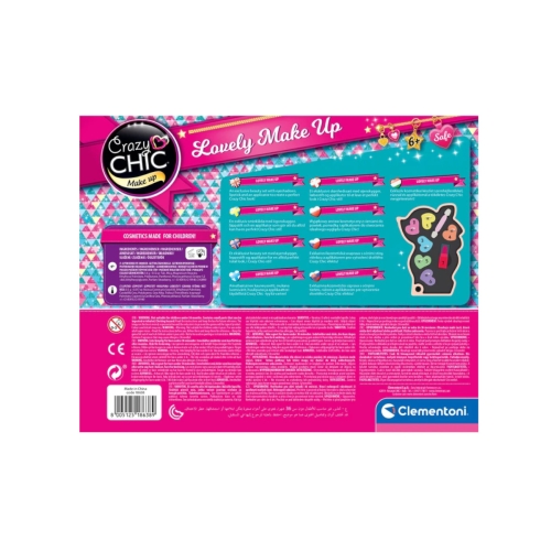 Crazy Chic Zestaw do makijażu Jelonek Clementoni 18638