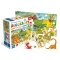 Maxi puzzle 24el. Dinozaury z dziurką Gra Logiczna GRANNA 00441