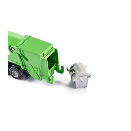 metalowy model śmieciarki