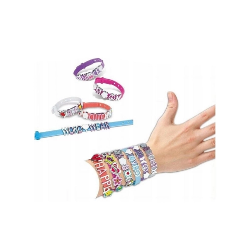 Zestaw do tworzenia bransoletek z literkami 101478