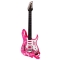Gitara Elektryczna ze Wzmacniaczem Mikrofon HK-8010D  różowa