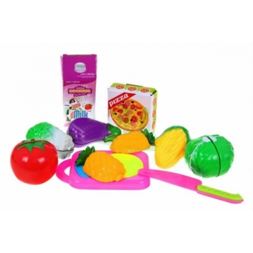 Zestaw 2w1 KOSZYK na zakupy z akcesoriami - Zielony