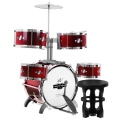 Duża Perkusja 5 bębnowa ze stołeczkiem 9008E-1