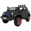 Duży Dwuosobowy Jeep  AllRoad Na Akumulator 4x4 Czarny A023