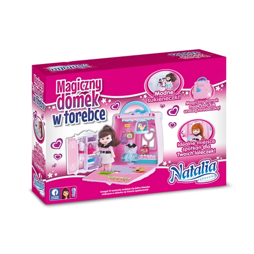 lalka w domku Magiczny Domek w Torebce