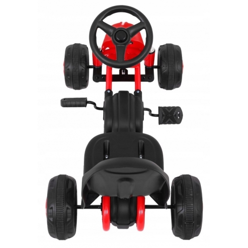 Gokart dla Najmłodszych Czerwony  B001.CR