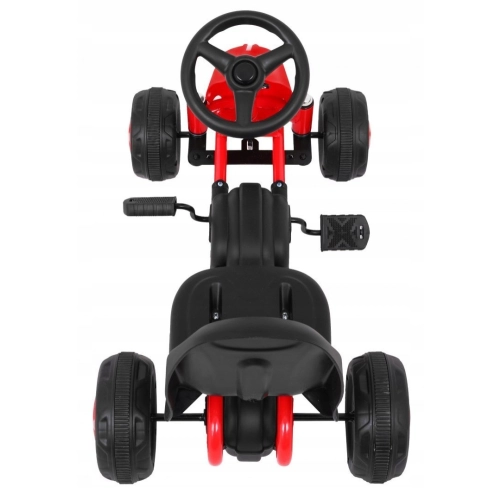 Gokart dla Najmłodszych Czerwony  B001.CR