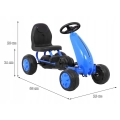 Gokart dla Najmłodszych niebieski B001