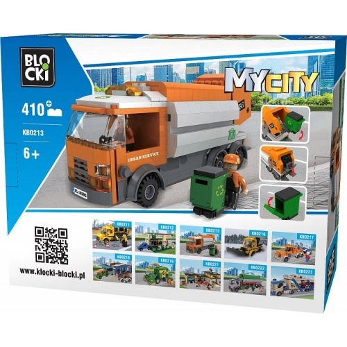 Klocki Blocki MyCity Śmieciarka  410el.  KB0213