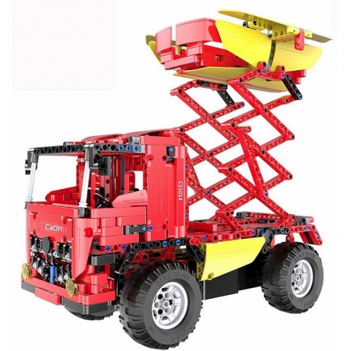 Klocki CADA 2w1  Betoniarka Podnośnik  814 el Zdalnie sterowany