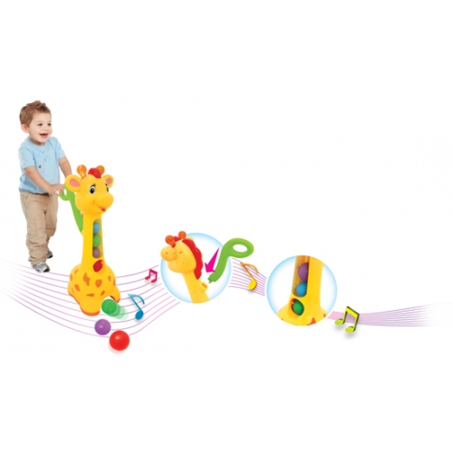 żyrafa piłeczkowy pościg dumel