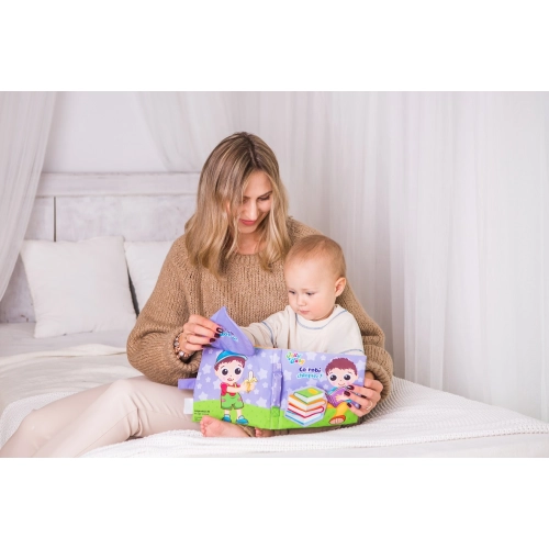 materiałowa ksiazeczka