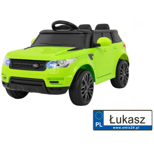 Auto na akumulator Zielony neon HL1638