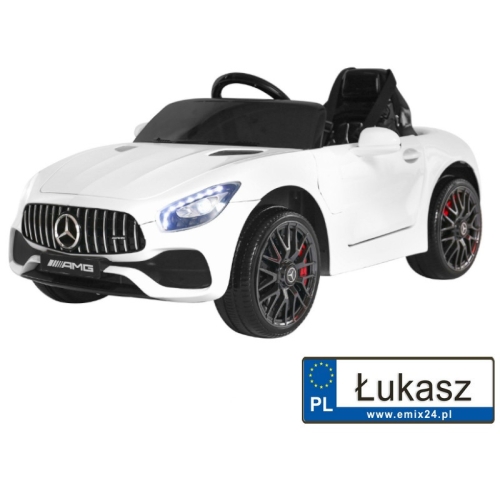 Mercedes Benz GT na akumulator Biały HL-2588