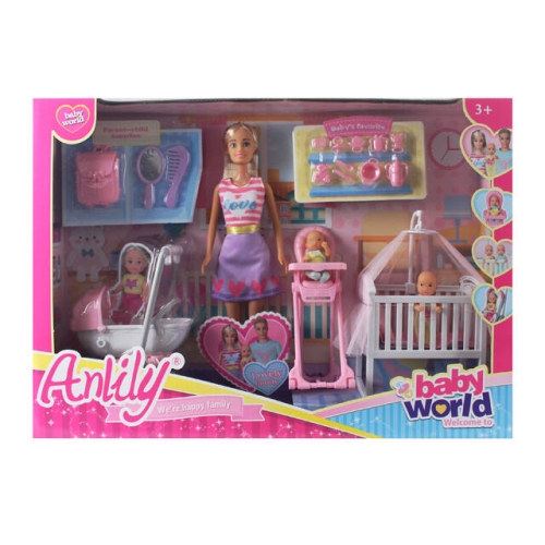 Lalka anlily z dziećmi akcesoriami 7132092