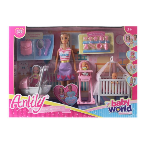 Lalka anlily z dziećmi akcesoriami 7132092
