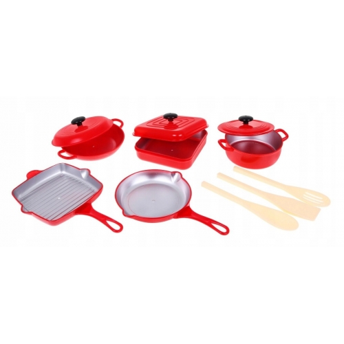 Zestaw Kuchenny Garnki dla dzieci fartuch NF5820-17