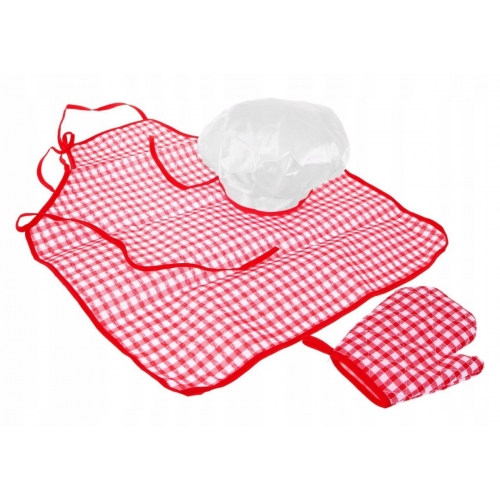 Zestaw Kuchenny Garnki dla dzieci fartuch NF5820-17