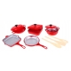 Zestaw Kuchenny Garnki dla dzieci fartuch NF5820-17