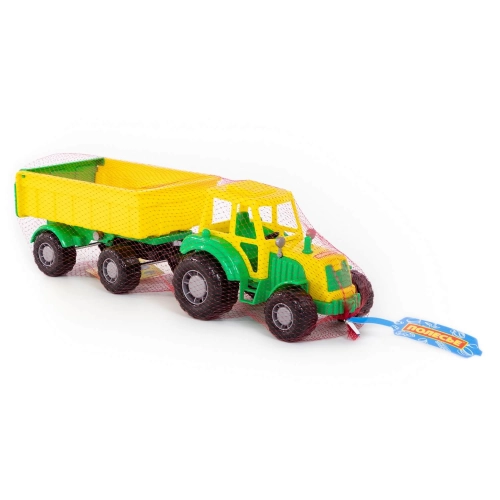 traktor z przyczepą