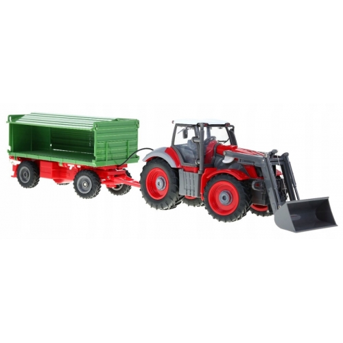 Traktor Czerwony Przyczepa Zielona 2.4GHz  QY8301AR