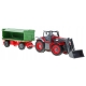 Traktor Czerwony Przyczepa Zielona 2.4GHz  QY8301AR