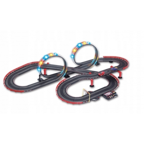 odświetlany TOR WYŚCIGOWY 705cm + 2 autka JJ85-2