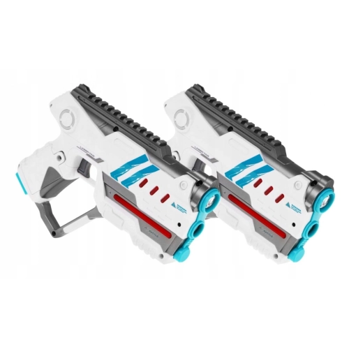 biały laser tag z kula