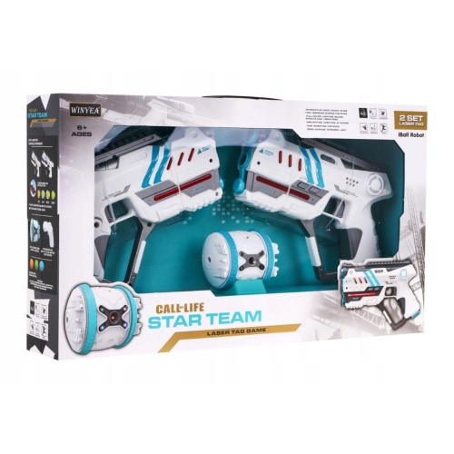 zestaw pistoletów laserowych