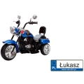 Motorek Chopper dla dzieci z oparciem niebieski TR1501