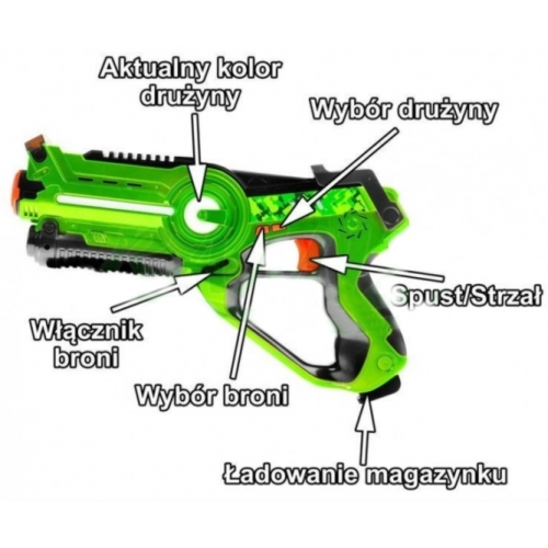 ZESTAW DO LASER TAG MORO