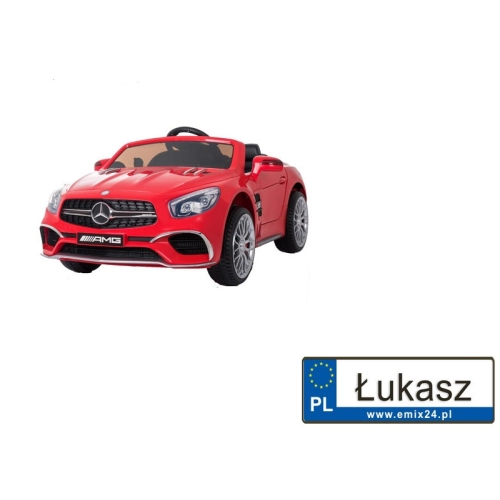 MERCEDES SL65 AMG NA LICENCJI Czerwony xmx 602
