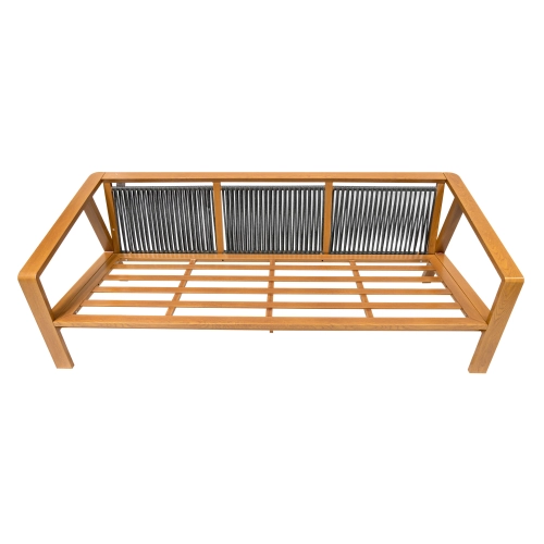 Zestaw Meble Ogrodowe Aluminiowe Dwie Sofy Fotel Stolik 201890