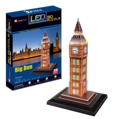 Puzzle 3D Big Ben z Oświetleniem LED 28el. DANTE 20501