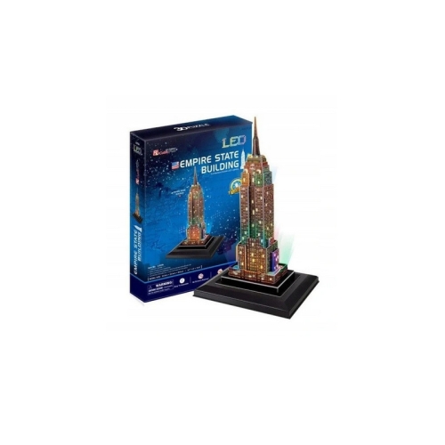 Puzzle 3D Empire State Builiding z Oświetleniem LED 38el. DANTE 20503