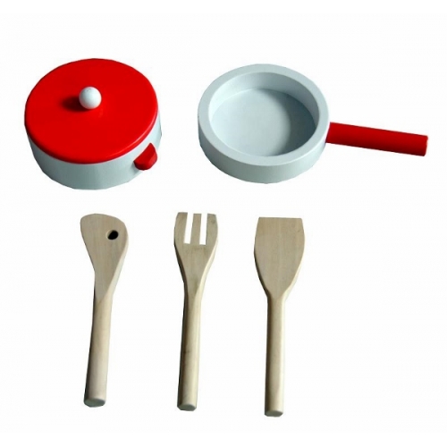 Drewniana Kuchnia dla dzieci Akcesoria