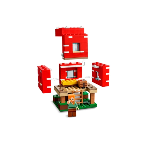 Klocki LEGO Minecraft Dom w grzybie 21179