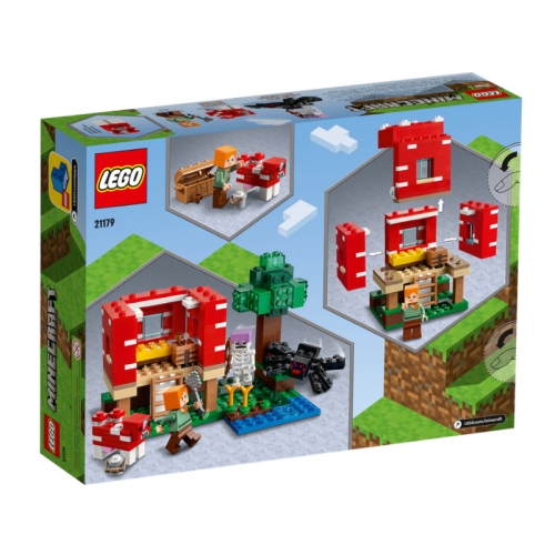 Klocki LEGO Minecraft Dom w grzybie 21179